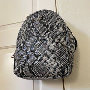Aldo Snakeskin Mini Backpack/Purse